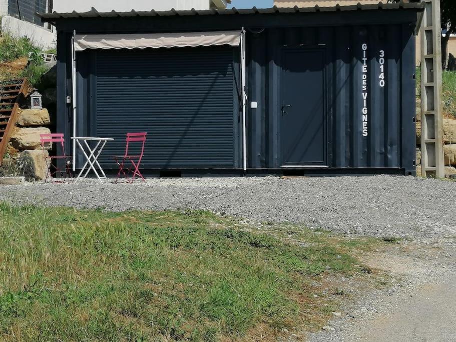 Conteneur Avec Spa Prive Face Aux Vignes Massillargues-Attuech Extérieur photo